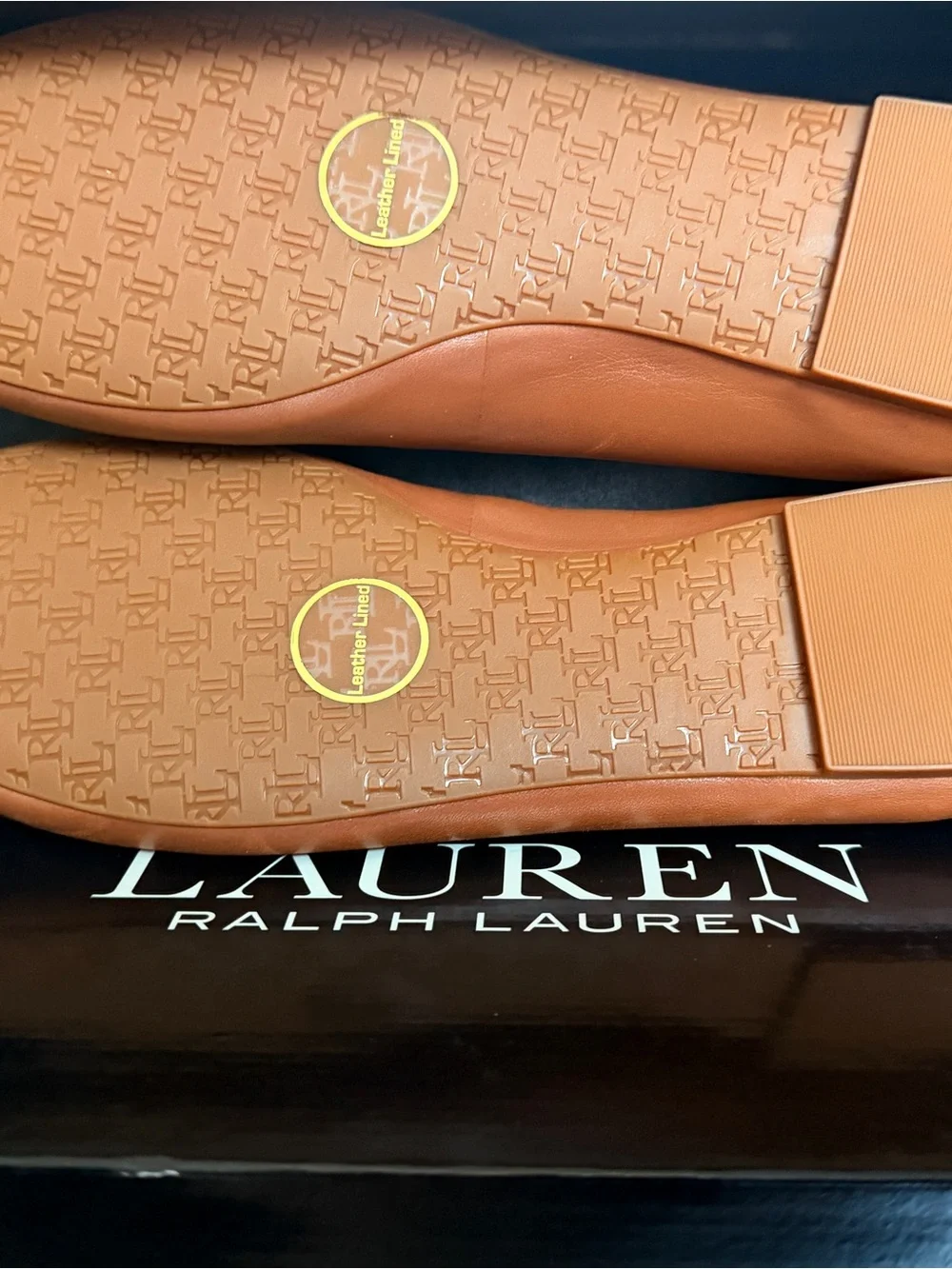 Lauren Ralph Lauren Men’s Slip-On Loafers in Cognac Brown